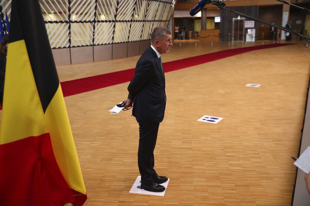 APTOPIX Belgium Europe Summit
